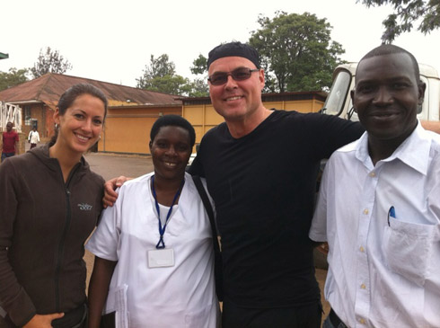 Chefärztin und Direktor des Kigali Childrens Hospital mit Dr. Friedericke Knolle und Dr. Achim Sieper